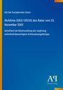 Text: Richtlinie 2003/109/EG des Rates vom 25. November 2003 über Aufenthaltsstatus. Blaues Cover, Antiphon Verlag-Logo.