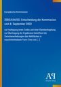 Europäische Kommission, Entscheidung 2003/654/EG, Beschreibung eines Codes für maschinenlesbare Rebflächendaten.