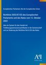 Titel: Richtlinie 2003/87/EG des EU-Parlaments. Blaues Cover mit gelbem Streifen links. "AΓ" Logo unten rechts.