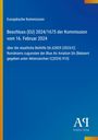 Titel: "Beschluss (EU) 2024/1675 der Kommission vom 16. Februar 2024 über Beihilfe für Blue Air Aviation SA." Europäische Kommission.