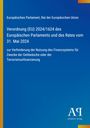 Verordnung zur Verhinderung der Nutzung des Finanzsystems zur Geldwäsche. Blauer Hintergrund, gelbe Akzente.