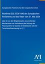 Europäisches Parlament, Richtlinie (EU) 2024/1640. Blaues Cover mit weißem Text und Antiphon Verlag Logo unten rechts.