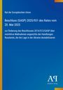 Blauer Hintergrund, Text: Beschluss (GASP) 2025/931 des Rates vom 20. Mai 2025 der EU. Logo: Antiphon Verlag rechts unten.