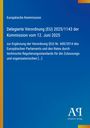 Oben steht "Europäische Kommission", gefolgt von einer langen Verordnung. Unten ist das Logo des Antiphon Verlags.