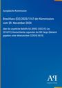 Europäische Kommission, Beschluss (EU) 2025/1167 der Kommission vom 29. November 2024 zur Beihilfe für DB Cargo. Logo unten rechts.