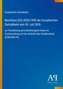 Europäische Zentralbank, Beschluss (EU) 2026/1942 zur Verarbeitung von Daten. Blaues Layout mit Logo „AR“ unten.