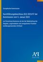 Text: EU-Kommission, Beschluss (EU) 2023/97, 5. Januar 2023, Kamerun, Fischerei, nichtkooperierendes Drittland. Blaues Design.