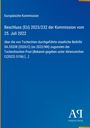 Text "Europäische Kommission, Beschluss (EU) 2023/232 vom 25. Juli 2022" auf blauem Hintergrund. Unten Logo "Antiphon Verlag".