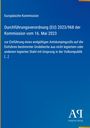 Durchführungsverordnung (EU) 2023/968 der Kommission, 16. Mai 2023. Blaues Hintergrundlayout. Antiphon Verlag Logo.