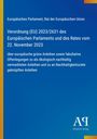Verordnung (EU) 2023/2631 über europäische grüne Anleihen. Blaues Design mit gelbem Streifen links, „Antiphon Verlag“ Logo.