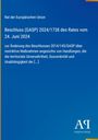 Text über EU-Ratsbeschluss GASP 2024/1738. Unten rechts das Logo von Antiphon Verlag auf blauem Hintergrund.