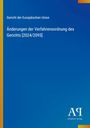 Text: "Gericht der Europäischen Union, Änderungen der Verfahrensordnung des Gerichts [2024/2095]". Blaues Cover, gelber Rand. Logo: "Antiphon Verlag".