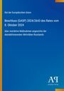 Titel: Beschluss (GASP) 2024/2643 des Rates vom 8. Oktober 2024, EU, Maßnahmen gegen Russland. Logo: "AQ Antiphon Verlag".