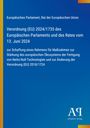 Europäisches Parlament, Verordnung (EU) 2024/1735, 13. Juni 2024. Blaues Design mit gelbem Rand und Logo unten.