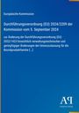 Text: „Europäische Kommission. Durchführungsverordnung (EU) 2024/2209 der Kommission vom 5. September 2024.“ Logo: Antiphon Verlag.