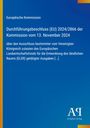Blauer Hintergrund, gelber Streifen links, EU-Durchführungsbeschluss 2024/2866, Antiphon Verlag-Logo unten rechts.