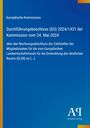 Text: "Europäische Kommission, Durchführungsbeschluss (EU) 2024/1431 der Kommission vom 24. Mai 2024". Blaues Cover mit gelber Linie.