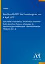Titel: "Beschluss 28/2022 des Verwaltungsrats" von Frontex. Blauer Hintergrund mit gelber und oranger Verzierung.