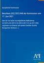Text über EU-Beschluss zu Italien, Siremar, Maßnahmen und Datum. Europäische Flagge oben, Logo "Antiphon Verlag" unten rechts.