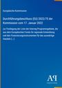 Text: "Europäische Kommission: Durchführungsbeschluss (EU) 2022/75", blaues Cover, Logo "AQ Antiphon Verlag".
