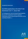 „Durchführungsbeschluss (EU) 2022/75 der Kommission vom 17. Januar 2022“. Blaues Cover mit gelbem Streifen.