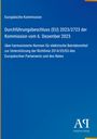 Europäische Kommission, Beschluss zu elektrischen Betriebsmitteln, 6. Dez. 2023. Blaues Cover, "Antiphon Verlag".