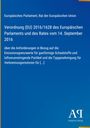 Verordnung über Emissionsgrenzwerte und Typgenehmigung. Blaues Cover mit EU-Text und Antiphon Verlag Logo.
