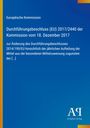 Europäische Kommission, Durchführungsbeschluss (EU) 2017/2440 vom 18. Dezember 2017, über die Mittelverteilung. Blaues Layout.