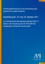 Verwaltungskommission für soziale Sicherheit, Empfehlung Nr. A1 vom 18. Oktober 2017. Logo: Antiphon Verlag.