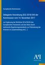 Text über eine EU-Verordnung, 2018/345, vom 14. November 2017, erscheint auf blauem Hintergrund mit gelbem Streifen links.