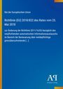 Richtlinie der EU vom 25. Mai 2018 für automatischen Informationsaustausch. Blaues Design mit Logo „Antiphon Verlag“.