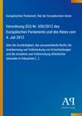 Europäisches Parlament: Verordnung (EU) Nr. 650/2012 des Europäischen Parlaments und des Rates vom 4. Juli 2012, Buch