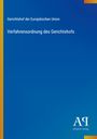 Gerichtshof der Europäischen Union: Verfahrensordnung des Gerichtshofs, Buch