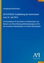 Europäische Kommission: 2014/478/EU: Empfehlung der Kommission vom 14. Juli 2014, Buch