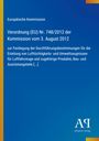 Europäische Kommission, Verordnung (EU) Nr. 748/2012, blaue Hintergrundfarbe, linke gelbe Leiste, AQ Logo.