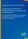 Verordnung (EU) Nr. 1215/2012 über Zuständigkeit und Anerkennung von Entscheidungen. Blaues Design, Logo „ΑΡ“ unten.