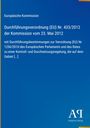 Text: Durchführung EU-Verordnung Nr. 433/2012, mit Bestimmungen zu Nr. 1236/2010. Unten rechts Logo: Antiphon Verlag.