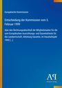 Europäische Kommission, Entscheidung vom 3. Februar 1999, Rechnungabschluss Landwirtschaftsfonds. Blaues Layout.