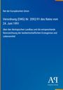 "Verordnung (EWG) Nr. 2092/91 des Rates vom 24. Juni 1991 über ökologischen Landbau. Blaues Hintergrunddesign."