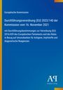 Europäische Kommission, EU-Verordnung 2022/140, 16. November 2021, Antigen, Impfstoffe, diagnostische Reagenzien, blau.