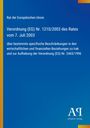 Text über Verordnung der EU Nr. 1210/2003 zu wirtschaftlichen Beschränkungen im Irak, blauer Hintergrund. Logo unten rechts.
