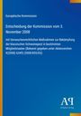 Europäische Kommission, Entscheidung vom 3. November 2008 zur Bekämpfung der Schweinepest. Blau mit gelbem Streifen.