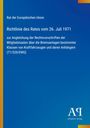 Richtlinie des Rates vom 26. Juli 1971 zur Angleichung von Vorschriften über Bremsanlagen. Blauer Hintergrund.