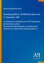 Titel: Verordnung (EG) Nr. 32/2000. Rat der Europäischen Union. Blauer Hintergrund, gelber Rand. Antiphon Verlag.