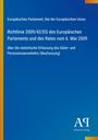 Text: Richtlinie 2009/42/EG über die Erfassung des Güter- und Personenverkehrs. Oben: EU-Parlament, EU-Rat. Unten: Logo AQ.