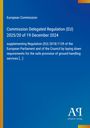 "Commission Delegated Regulation (EU) 2025/20 of 19 December 2024" auf blauem Hintergrund, Verlagslogo unten.
