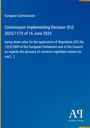 „European Commission: Commission Implementing Decision (EU) 2025/1175.“ Blauer Hintergrund mit weißem Text.