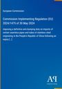 Text über EU-Verordnung zu Anti-Dumping-Maßnahmen. Blaues Design mit "European Commission" und "Antiphon Verlag".