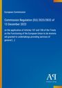 Text mit Fokus auf EU-Verordnung und -Artikel; blau-gelber Hintergrund; Verlagssignet unten.