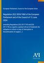 Text über EU-Verordnung 2024/1860 zur Informationspflicht bei Lieferunterbrechungen; Hintergrund blau mit Logo.